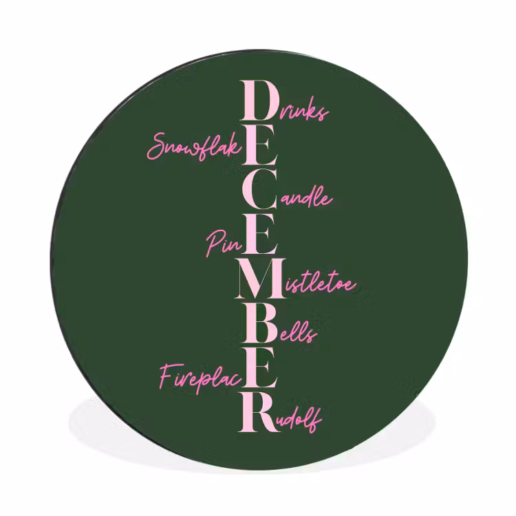 Dezember – Text – Weihnachten – Grün — 1