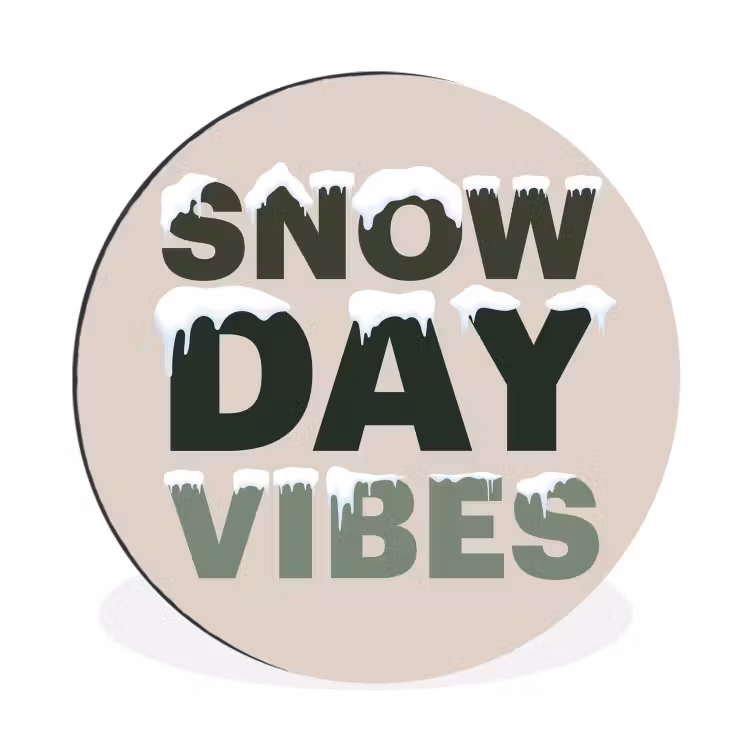 Schnee – Text – Weihnachten – Beige — 1