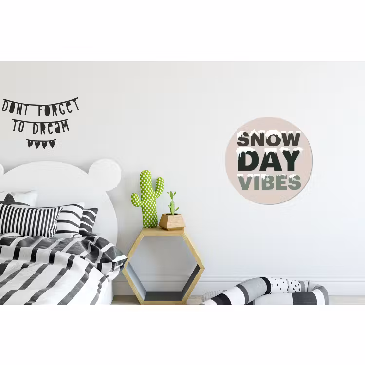 Schnee – Text – Weihnachten – Beige — 4