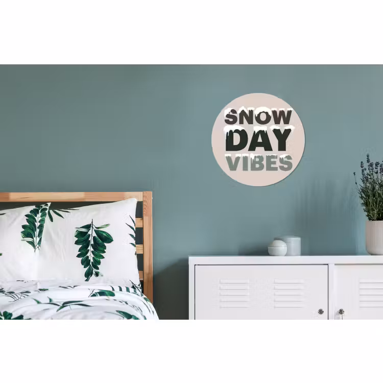 Schnee – Text – Weihnachten – Beige — 5