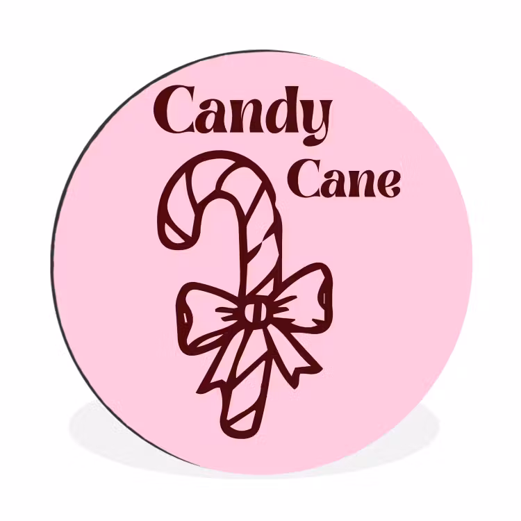 Weihnachten – Süßigkeiten – Text – Braun – Rosa — 1