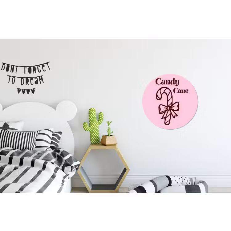 Weihnachten – Süßigkeiten – Text – Braun – Rosa — 4