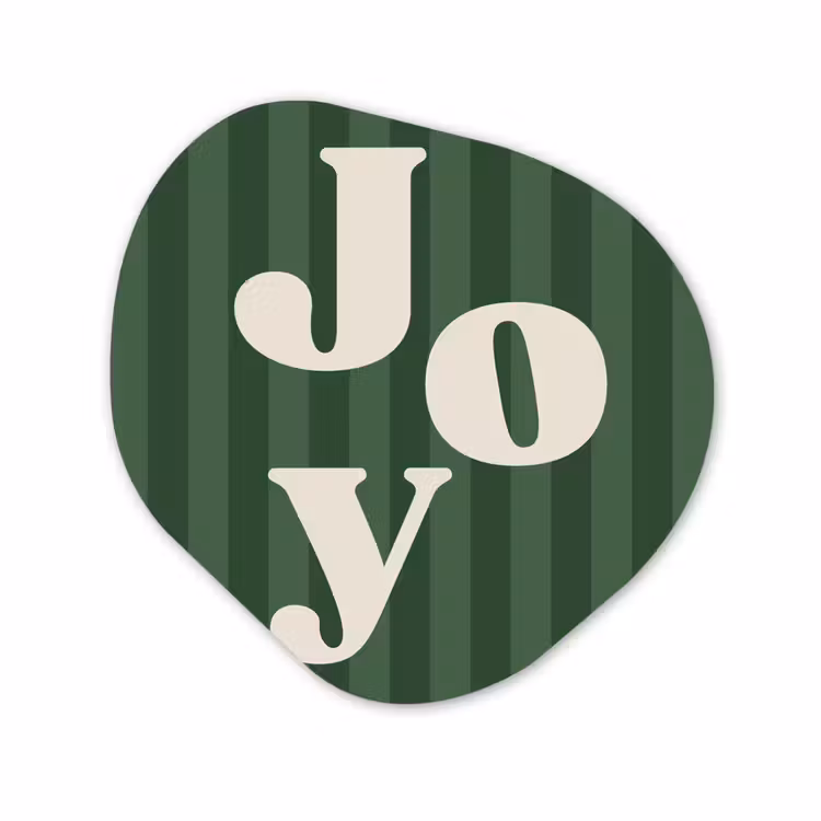Forexbild Organische Form - Joy – Weihnachten – Text – Grün — 1