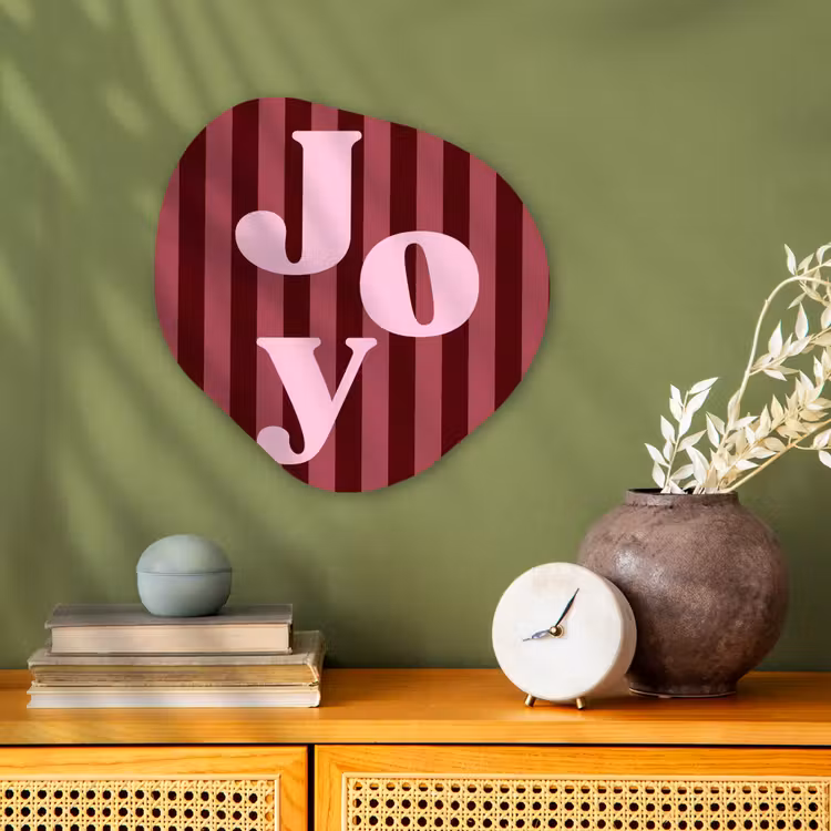 Forexbild Organische Form - Joy – Weihnachten – Text – Rosa — 2