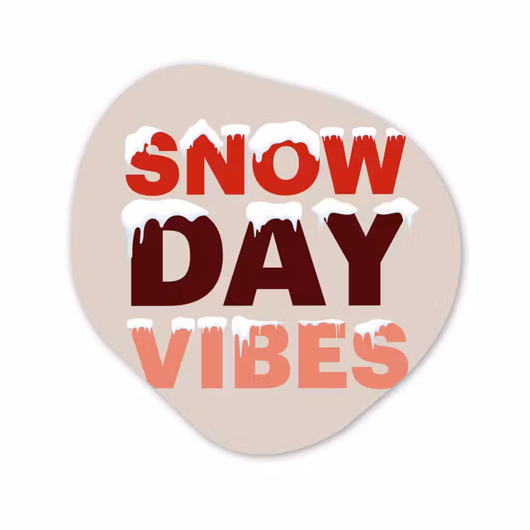 Forexbild Organische Form - Schnee – Weihnachten – Text – Rot — 1