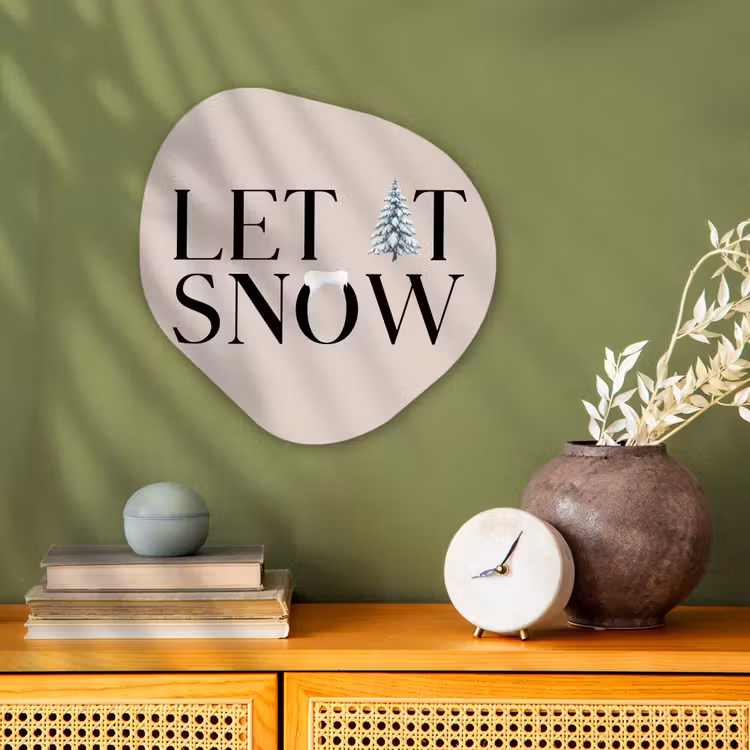 Forexbild Organische Form - Text – Weihnachten – Schnee — 2