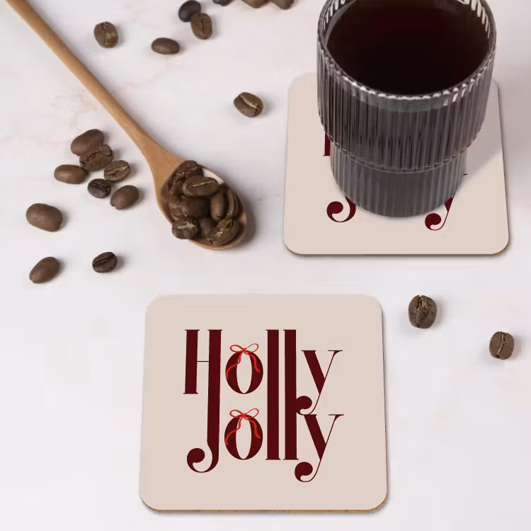 Untersetzer - Text – Weihnachten – Braun — 4