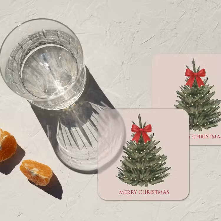 Untersetzer - Text – Weihnachten – Weihnachtsbaum — 2