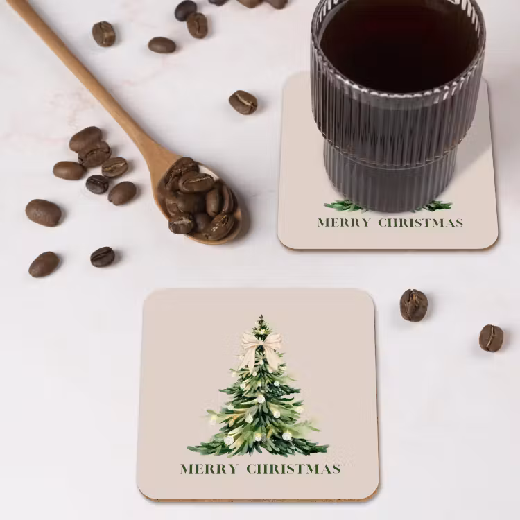 Untersetzer - Weihnachten – Weihnachtsbaum – Text — 4