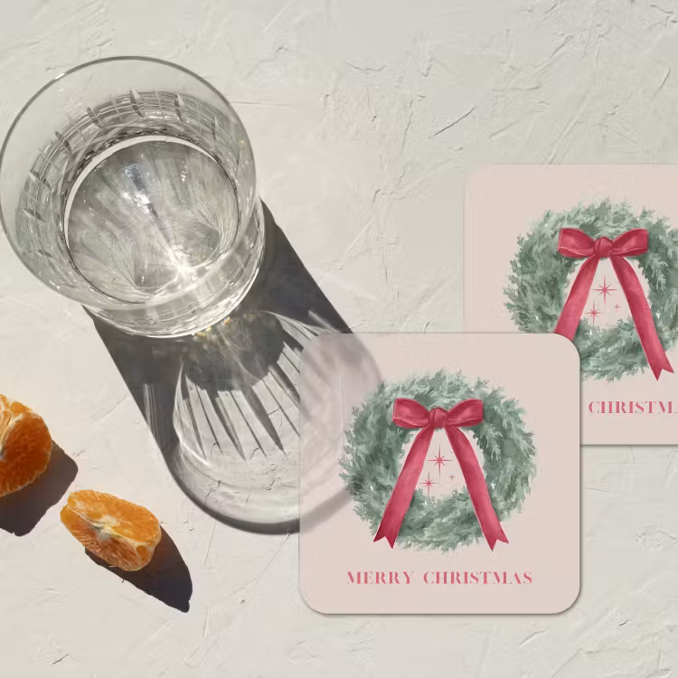 Untersetzer - Winter – Weihnachten – Text — 2