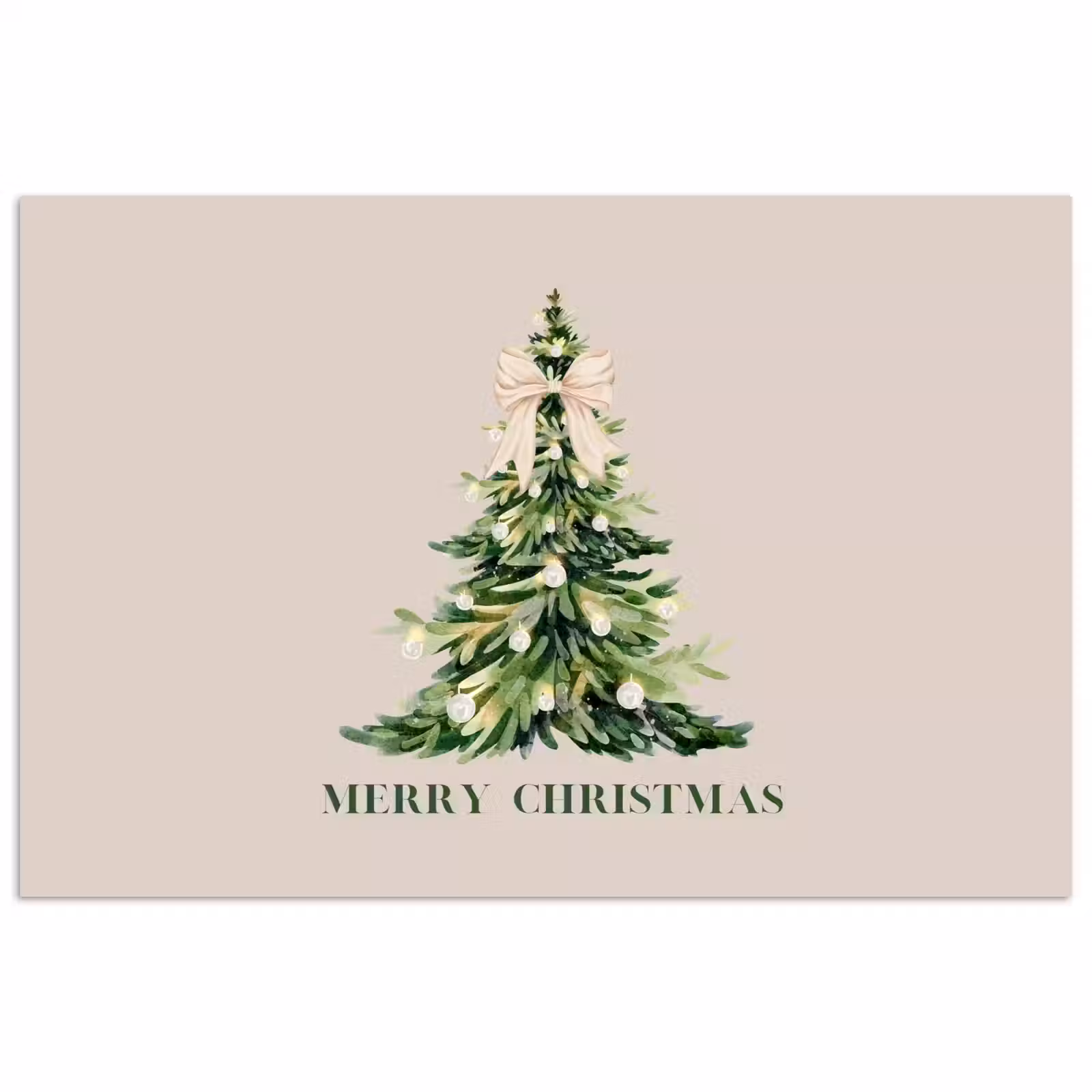 Poster - Weihnachten – Weihnachtsbaum – Text — 1
