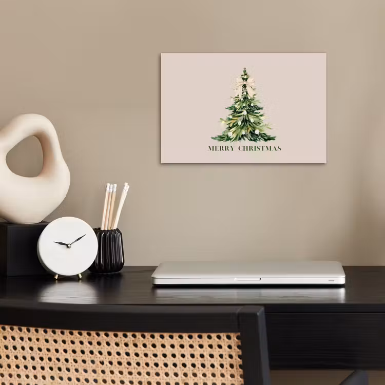 Poster - Weihnachten – Weihnachtsbaum – Text — 2