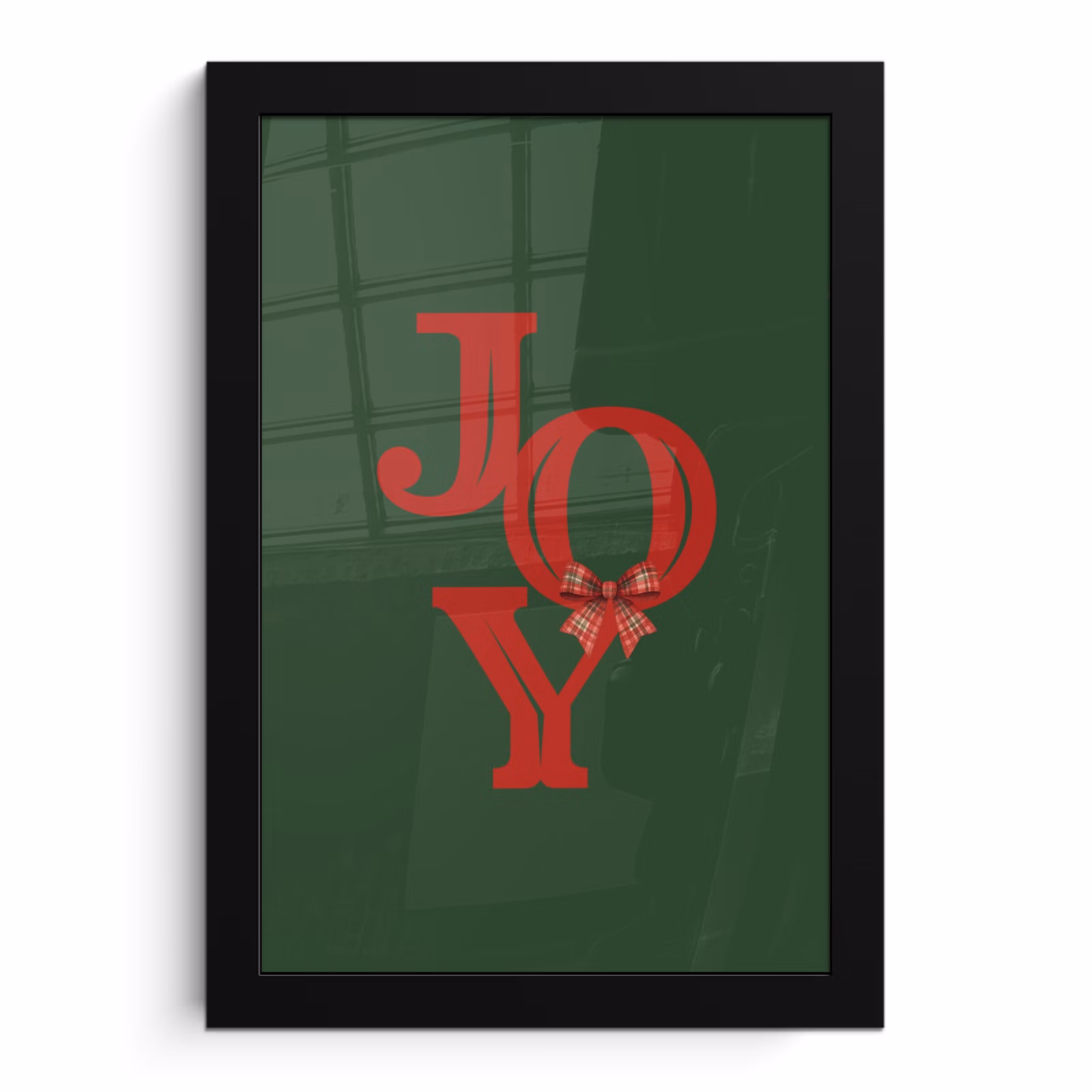 Bilder mit Rahmen - Text – Weihnachten – Rot — 1
