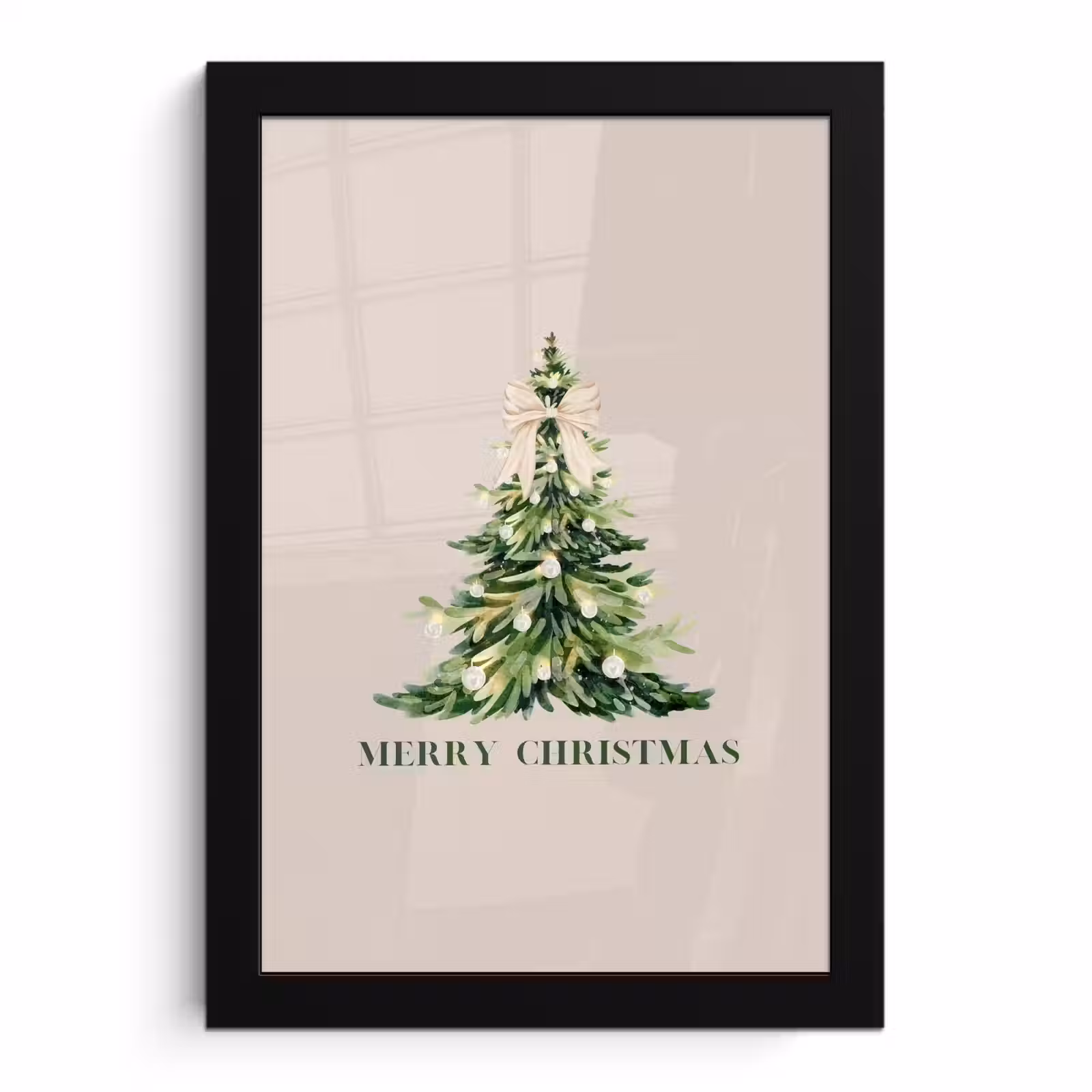 Bilder mit Rahmen - Weihnachten – Weihnachtsbaum – Text — 1