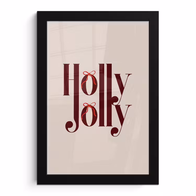 Bilder mit Rahmen - Text – Weihnachten – Braun — 1