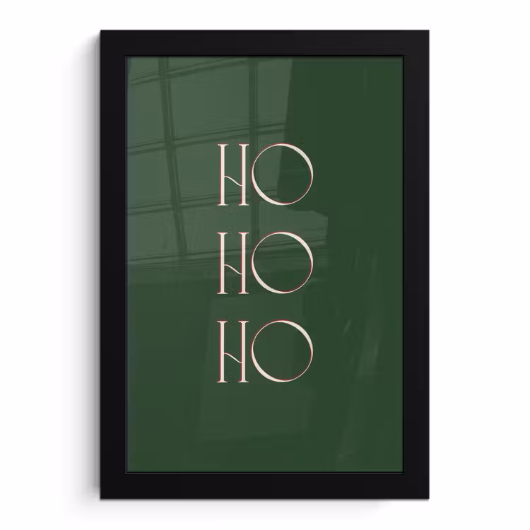 Bilder mit Rahmen - Text – Weihnachten – Modern – Grün — 1