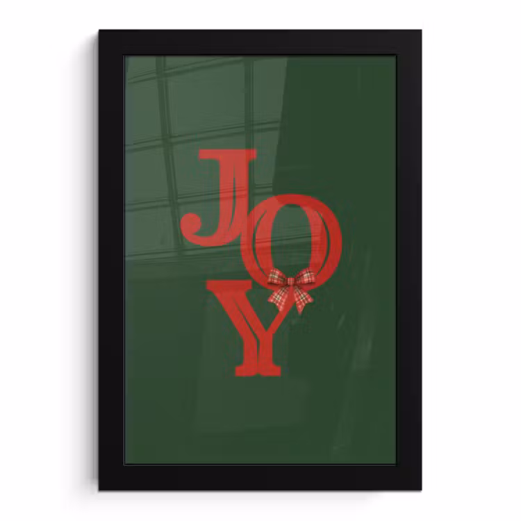 Bilder mit Rahmen - Text – Weihnachten – Rot — 1
