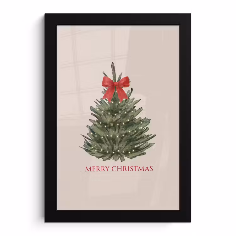 Bilder mit Rahmen - Text – Weihnachten – Weihnachtsbaum — 1
