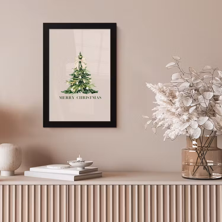Bilder mit Rahmen - Weihnachten – Weihnachtsbaum – Text — 4