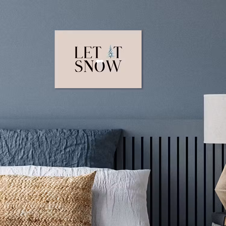 Poster - Text – Weihnachten – Schnee — 3