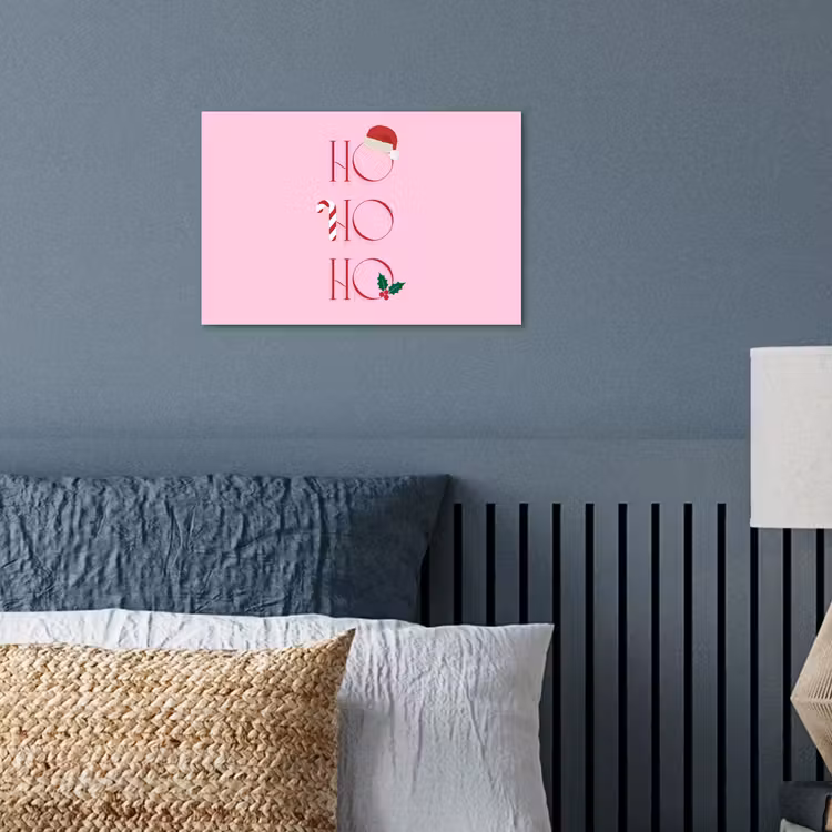 Poster - Weihnachten – Text – Rosa – Illustration — 3
