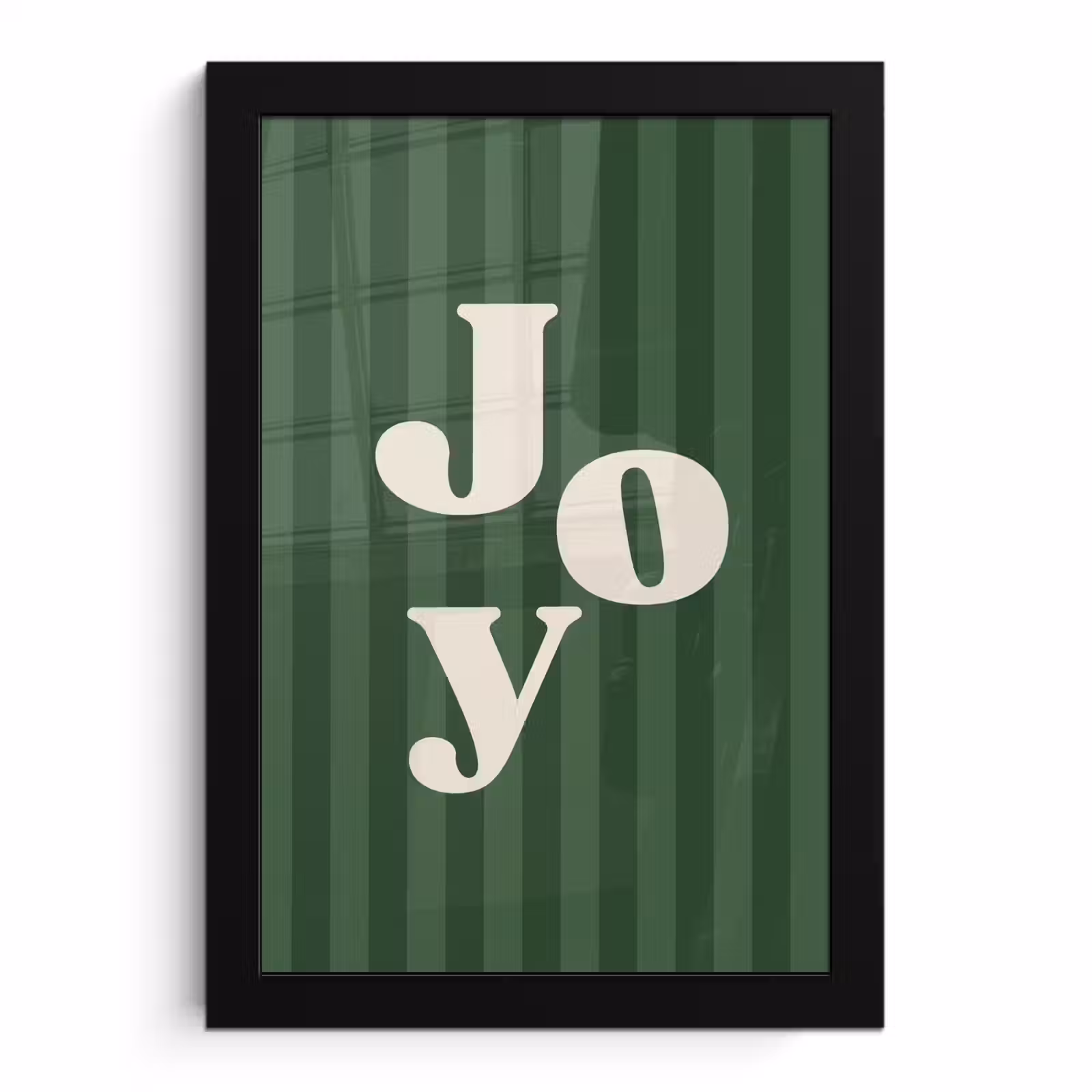 Bilder mit Rahmen - Joy – Weihnachten – Text – Grün — 1