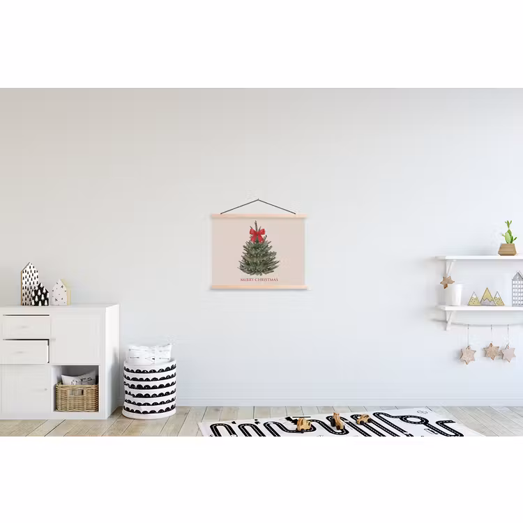 Stoffbild - Text – Weihnachten – Weihnachtsbaum — 2