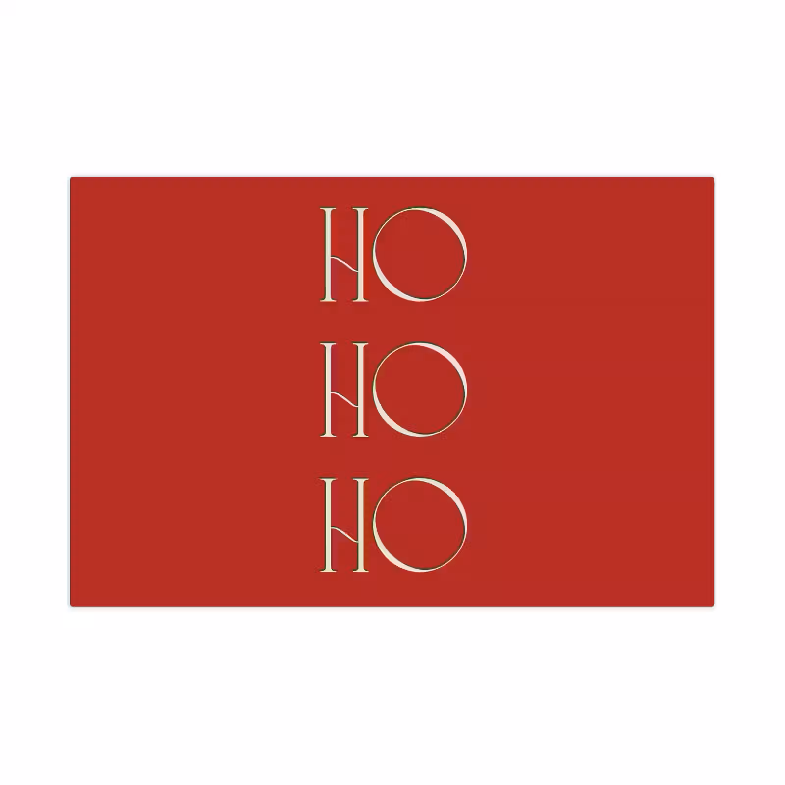 Spielmatte - Text – Weihnachten – Modern – Rot — 1