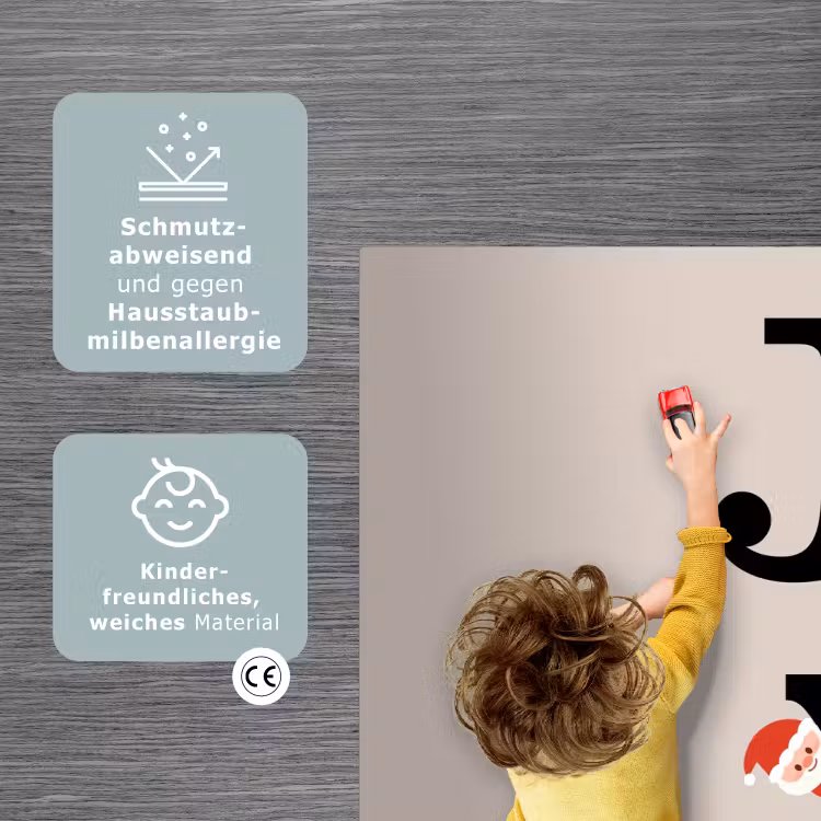 Spielmatte - Joy – Animation – Schwarz – Weihnachten — 3