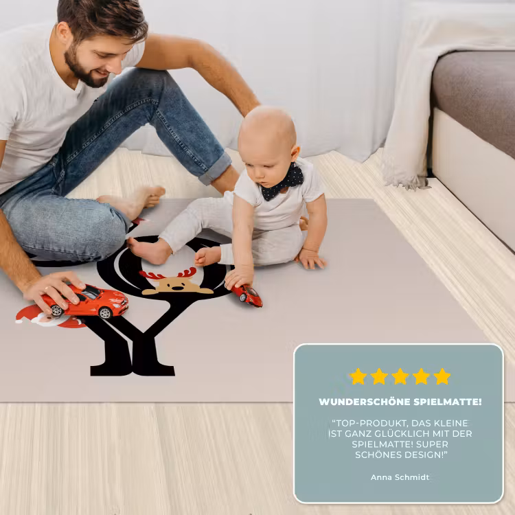 Spielmatte - Joy – Animation – Schwarz – Weihnachten — 4
