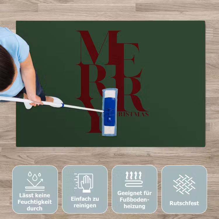 Spielmatte - Merry – Text – Grün – Weihnachten — 5