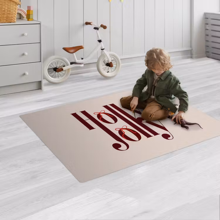 Spielmatte - Text – Weihnachten – Braun — 2