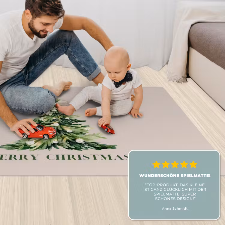 Spielmatte - Weihnachten – Weihnachtsbaum – Text — 4