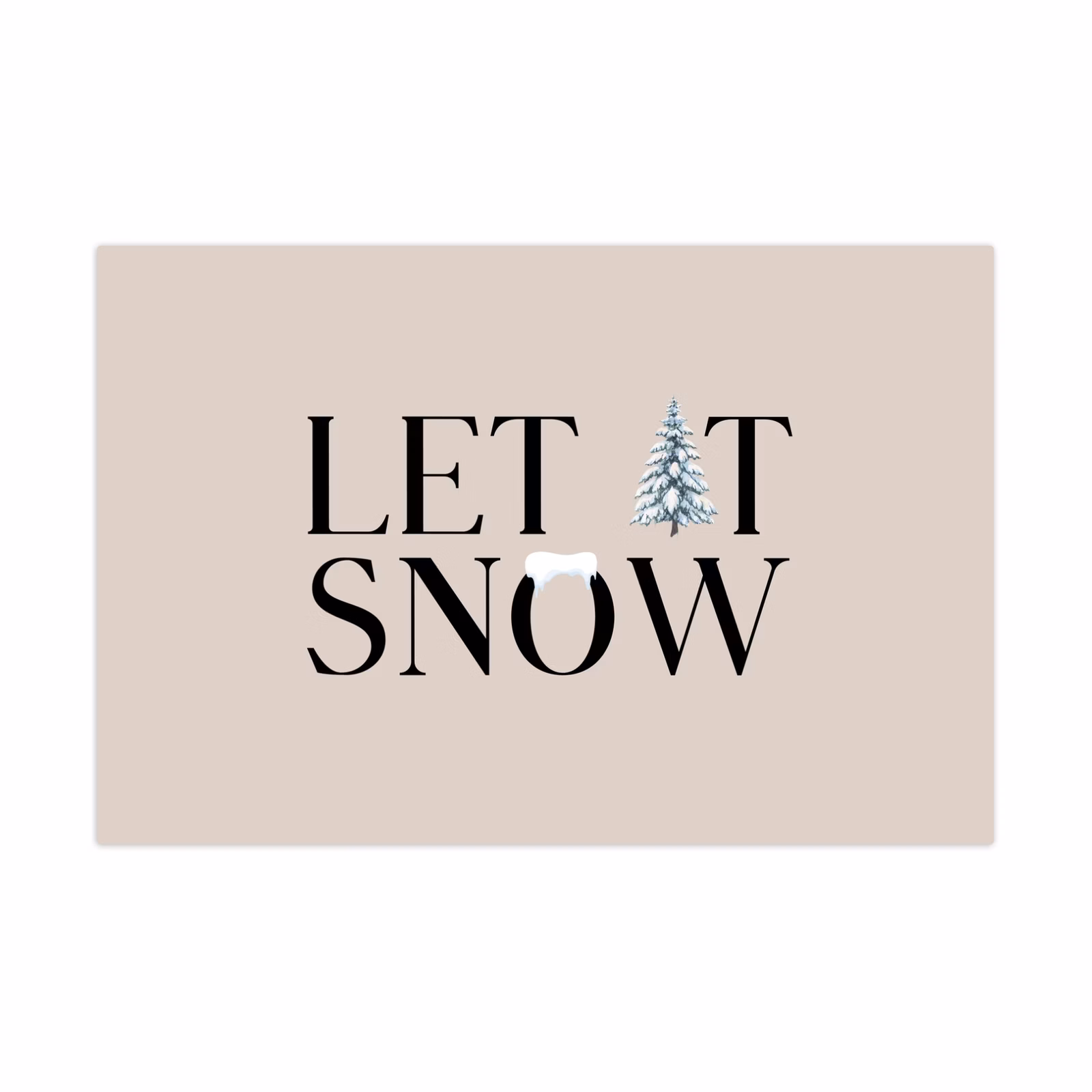 Spielmatte - Text – Weihnachten – Schnee — 1
