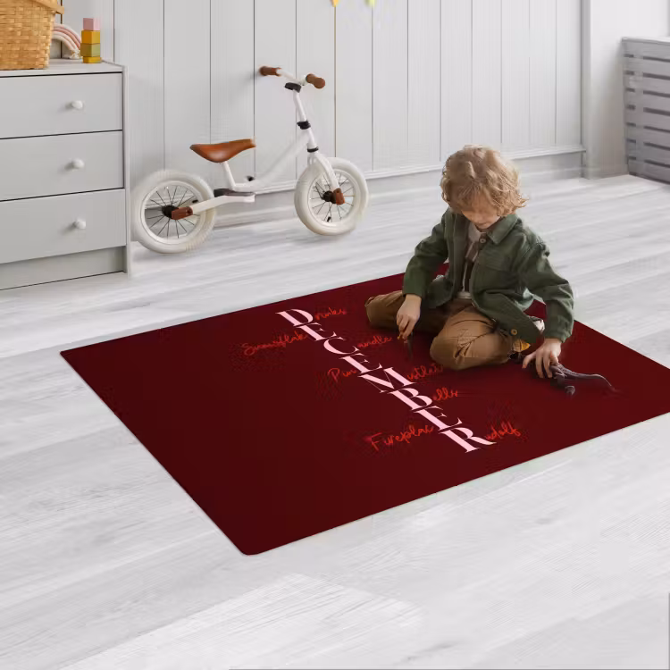 Spielmatte - Dezember – Text – Weihnachten – Burgund — 2
