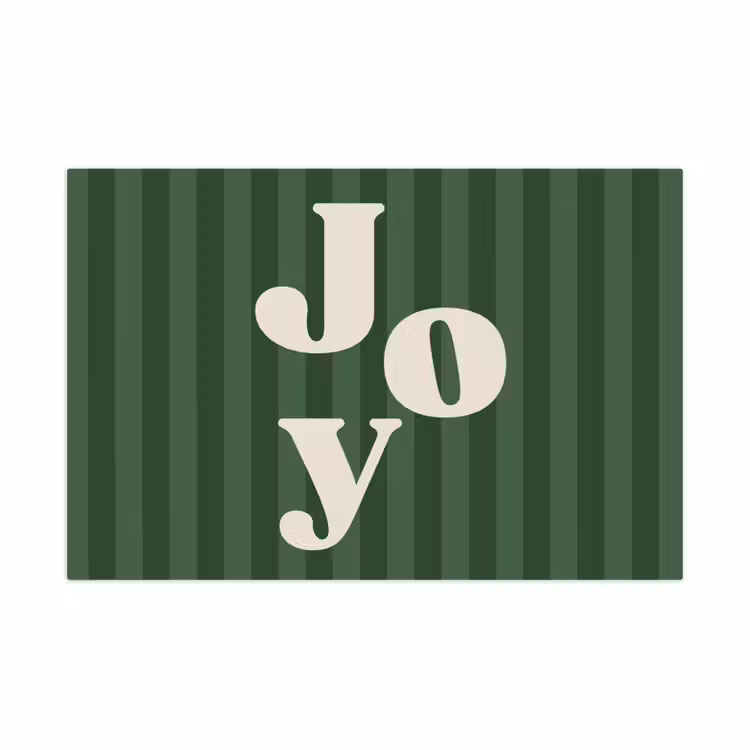 Spielmatte - Joy – Weihnachten – Text – Grün — 1