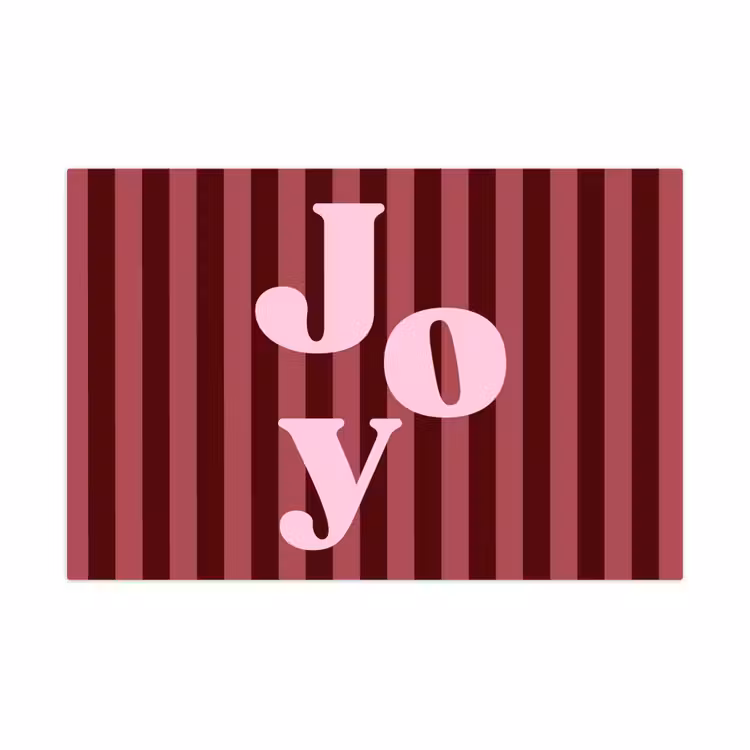 Spielmatte - Joy – Weihnachten – Text – Rosa — 1