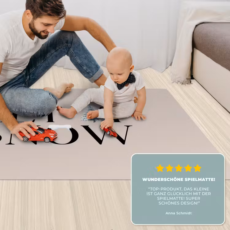 Spielmatte - Text – Weihnachten – Schnee — 4
