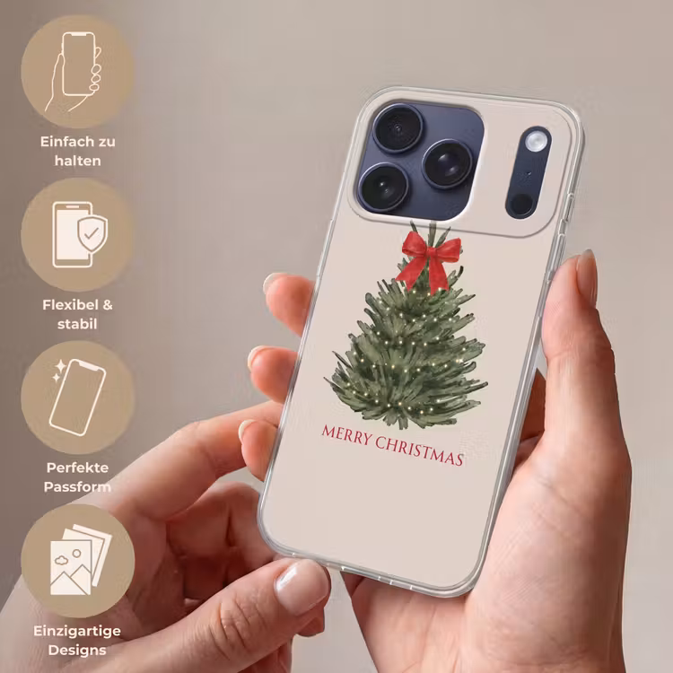 Handyhülle - Text – Weihnachten – Weihnachtsbaum — 4