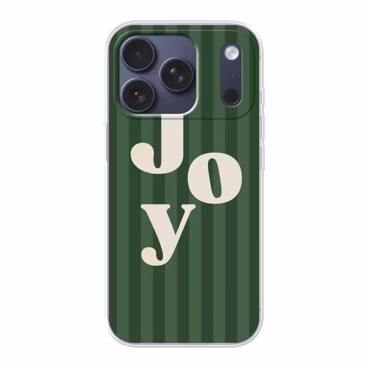 Handyhülle - Joy – Weihnachten – Text – Grün — 1
