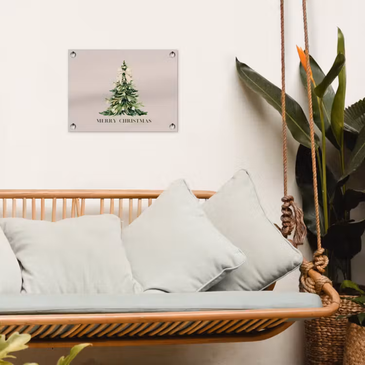 Gartenposter - Weihnachten – Weihnachtsbaum – Text — 4