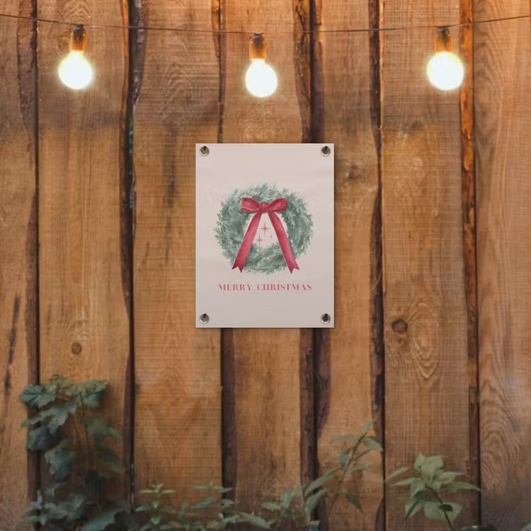 Gartenposter - Winter – Weihnachten – Text — 2