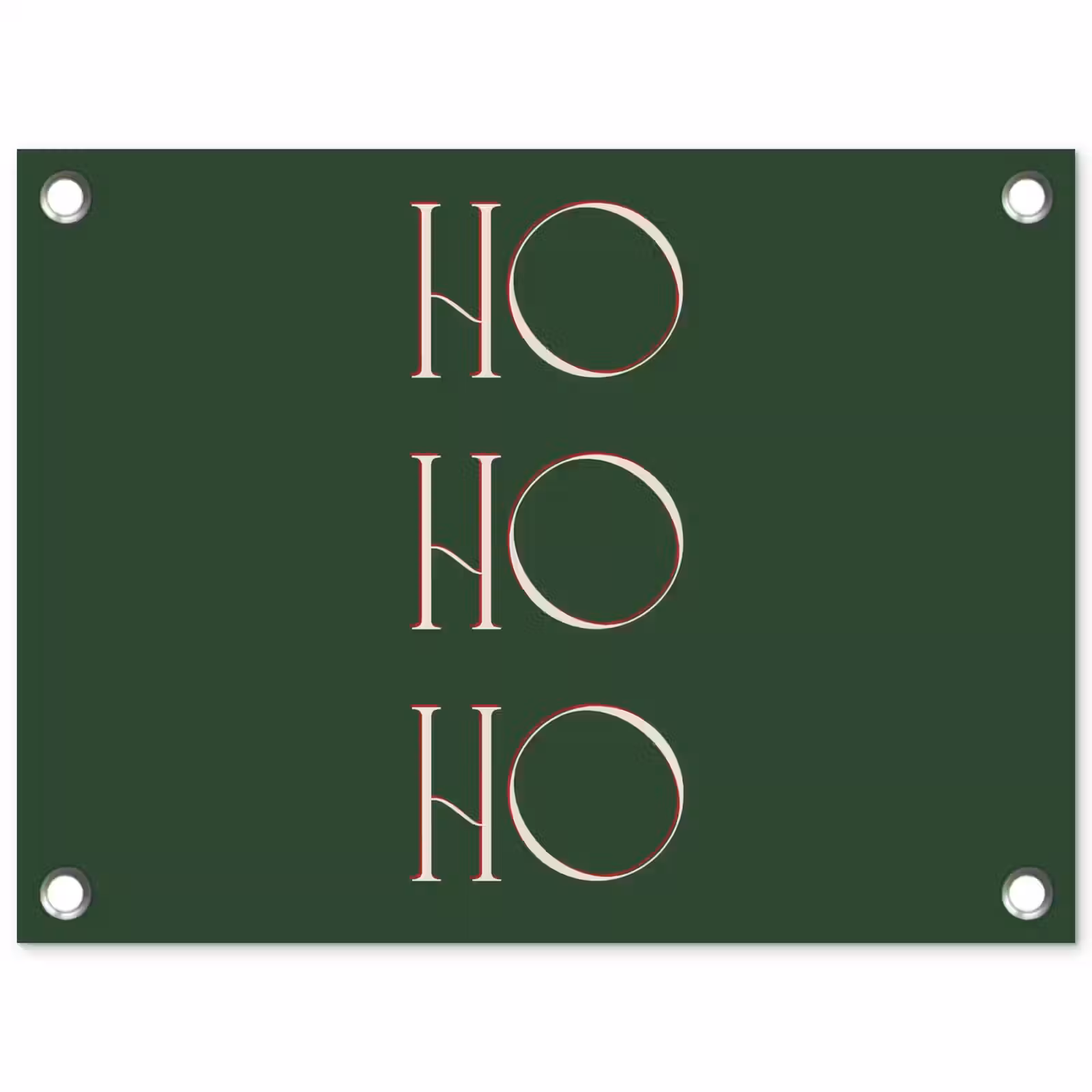 Gartenposter - Text – Weihnachten – Modern – Grün — 1