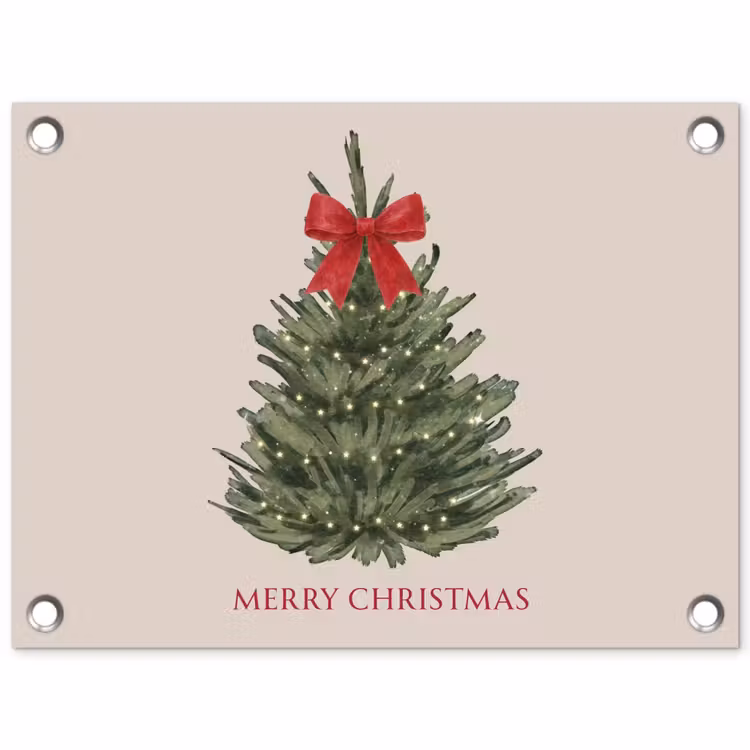 Gartenposter - Text – Weihnachten – Weihnachtsbaum — 1