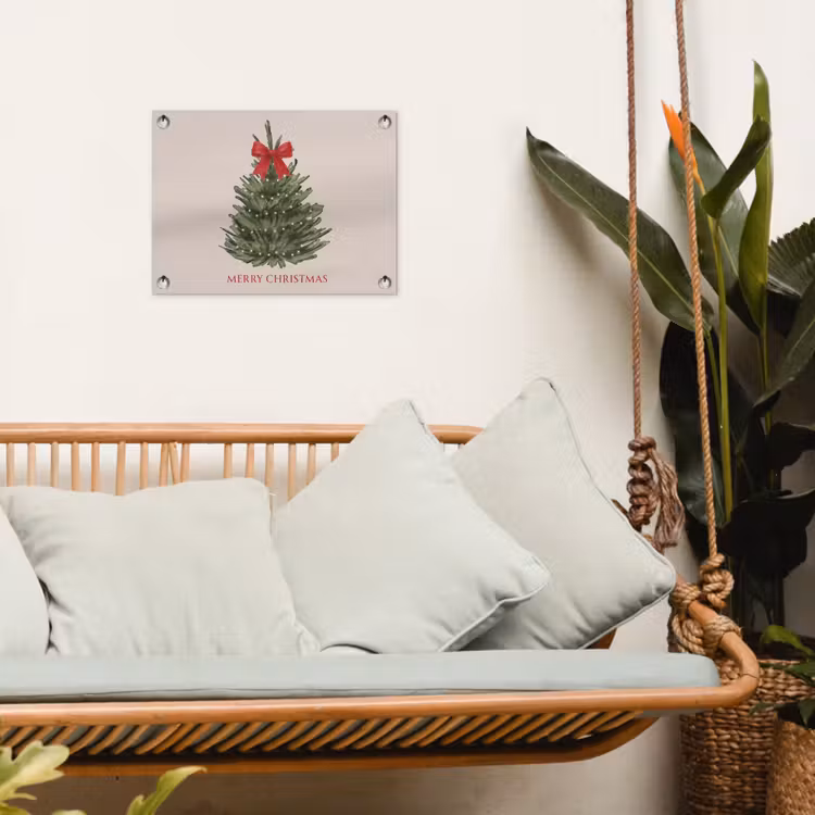 Gartenposter - Text – Weihnachten – Weihnachtsbaum — 4