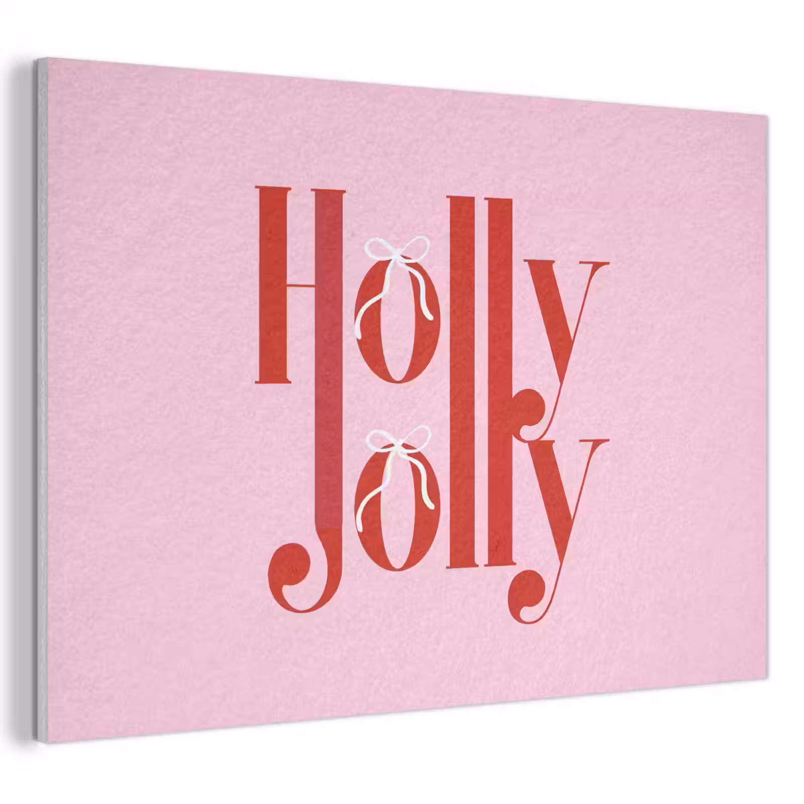 Akustikbild - Weihnachten – Text – Rot – Rosa — 1