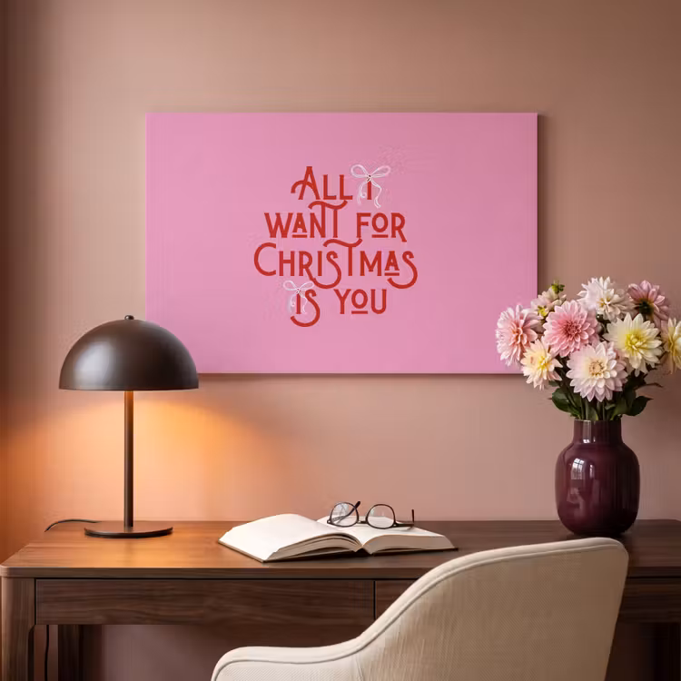 Akustikbild - Text – Weihnachten – Rosa – Rot — 6