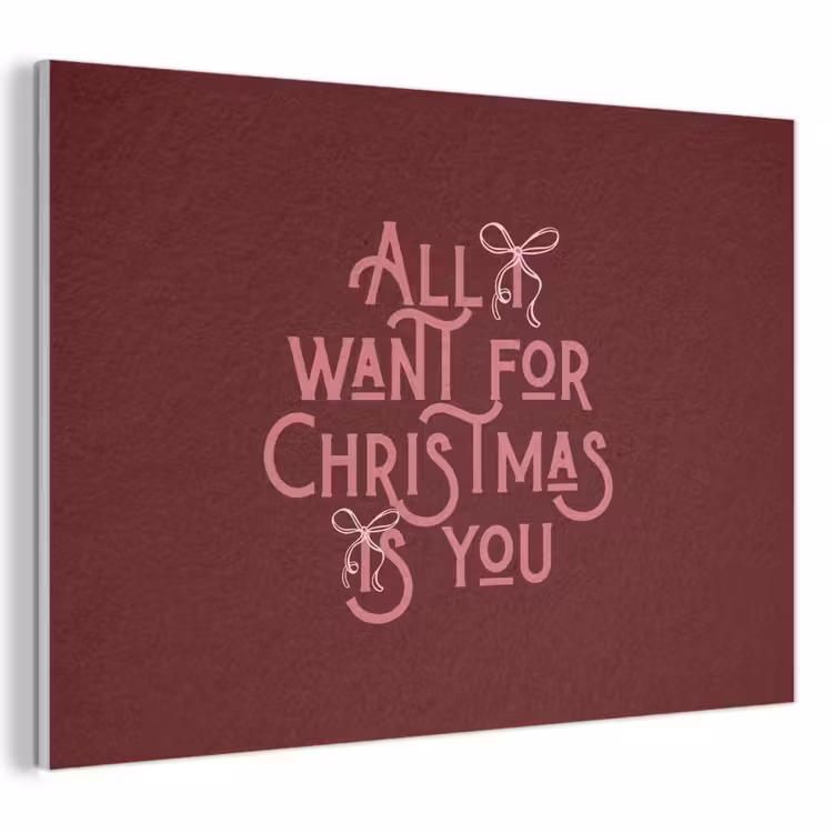 Akustikbild - Text – Weihnachten – Rot – Rosa — 1