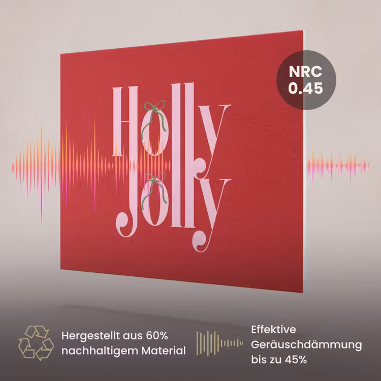 Akustikbild - Weihnachten – Rosa – Rot – Text — 3