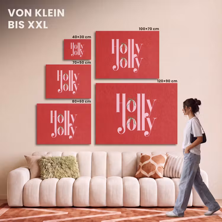 Akustikbild - Weihnachten – Rosa – Rot – Text — 7